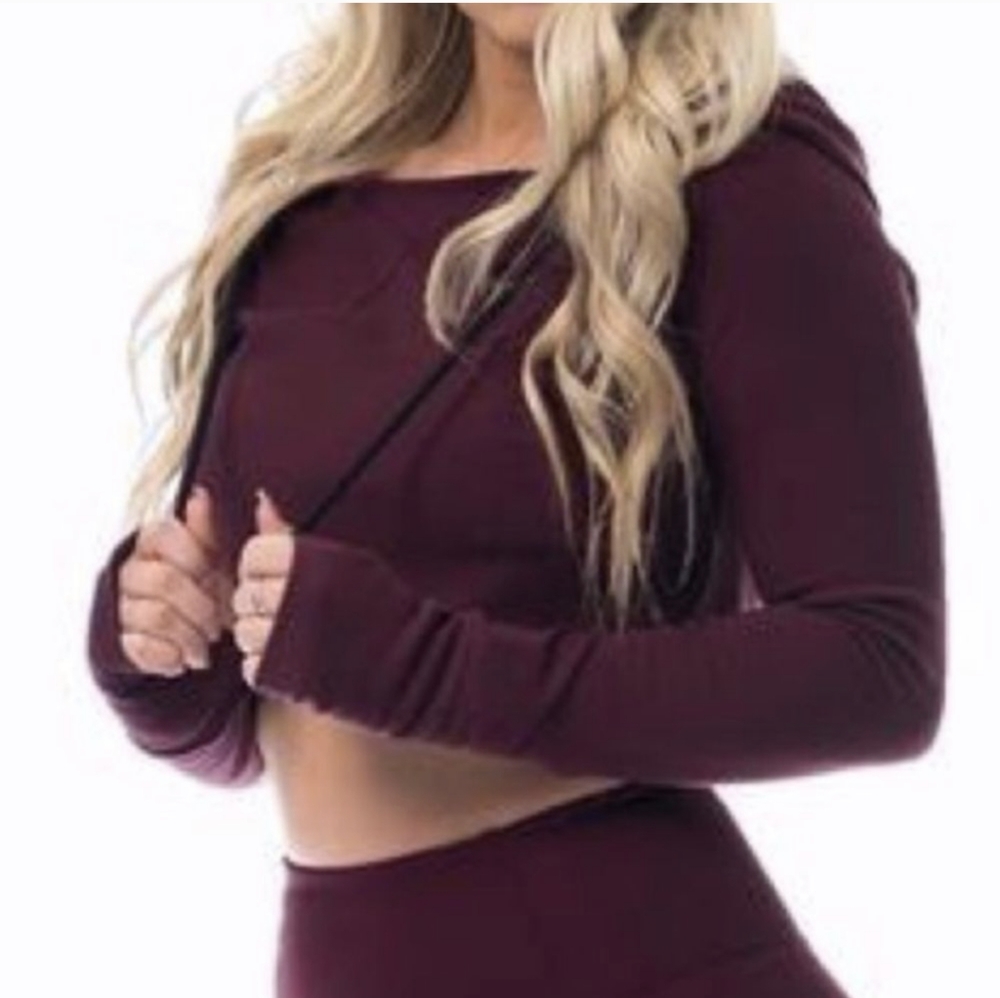 Paragon fitwear verona crop hoodie